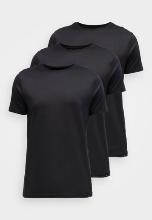 EVERYDAY CREW NECK TEE 3 PACK - Haut de pyjama - black