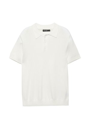 PULL&BEAR, SHORT SLEEVE - Poloshirts - white