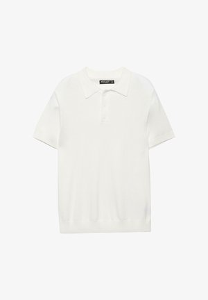 PULL&BEAR, SHORT SLEEVE - Polo - white