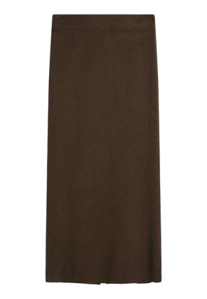 DOUBLE-FACED MIDI - Maxirock - mottled dark brown