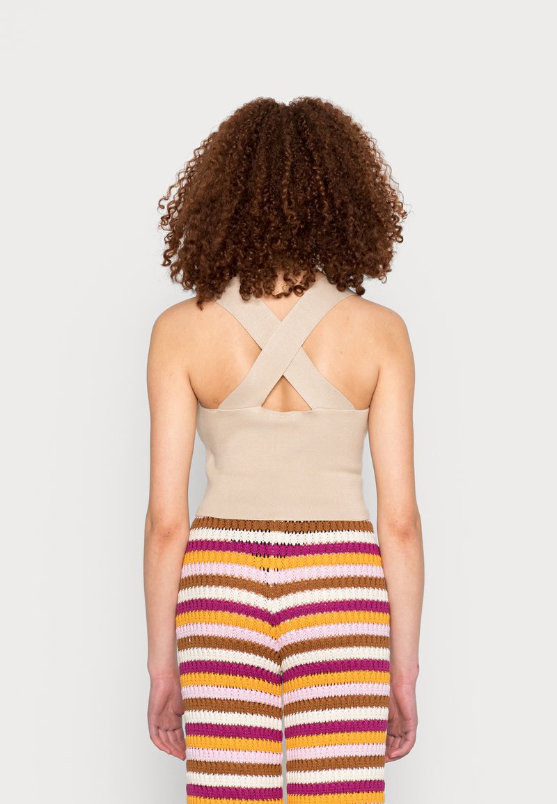 Damen T-Shirts | YAS YASEMIL CROPPED Top sandshell/offwhite - PC28779 Damen T-Shirts | YAS YASEMIL CROPPED Top sandshell/offwhite - PC28779
