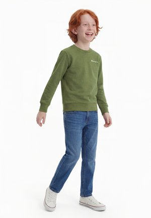 Champion ICONS CREWNECK - Mikina - olive