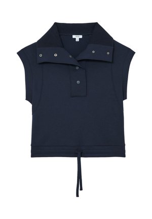 Reiss, REGULAR FIT - PHOEBE PREMIUM INTERLOCK SLEEVELESS COLLARED TOP . - Základné tričko - navy