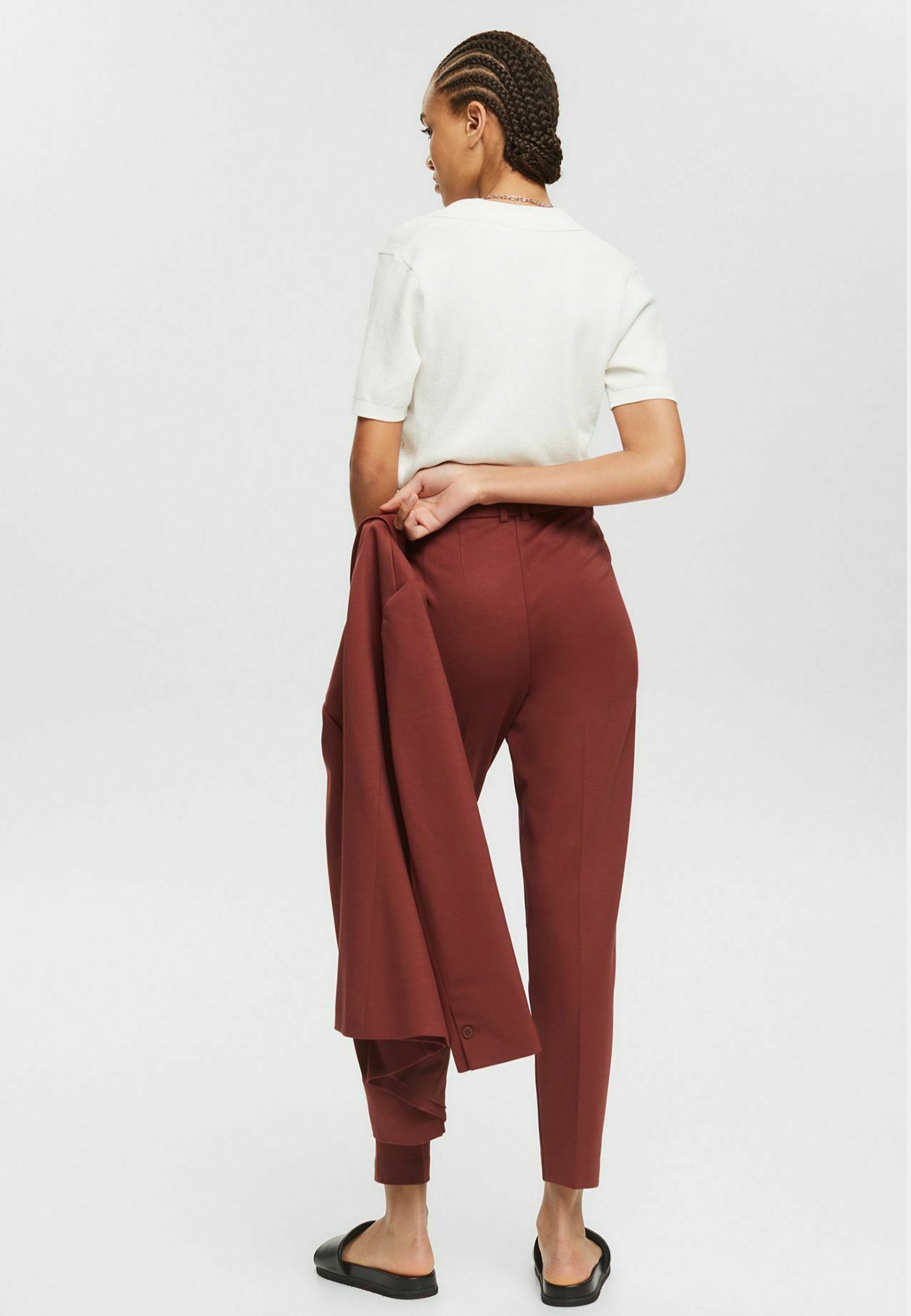 ROMA NEWPORT - Trousers - rust brown 