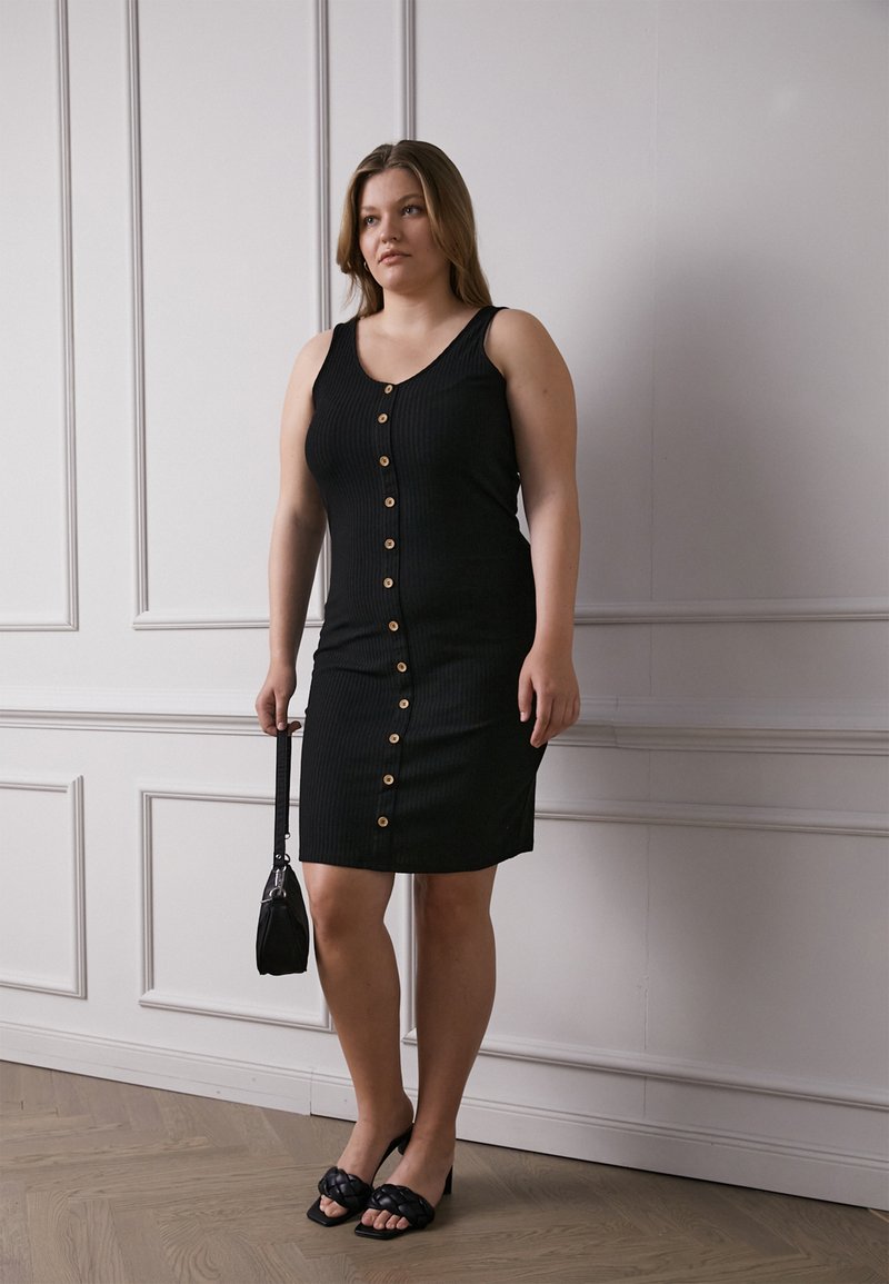Damen Kleider | ONLY Curve ONCNELLA BODYCON DRESSFreizeitkleidblack/schwarz - VE57091 Damen Kleider | ONLY Curve ONCNELLA BODYCON DRESSFreizeitkleidblack/schwarz - VE57091
