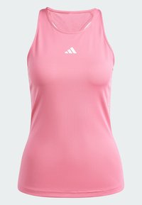 adidas Performance TECHFIT RACERBACK TANK - Felső - pink fusion/white