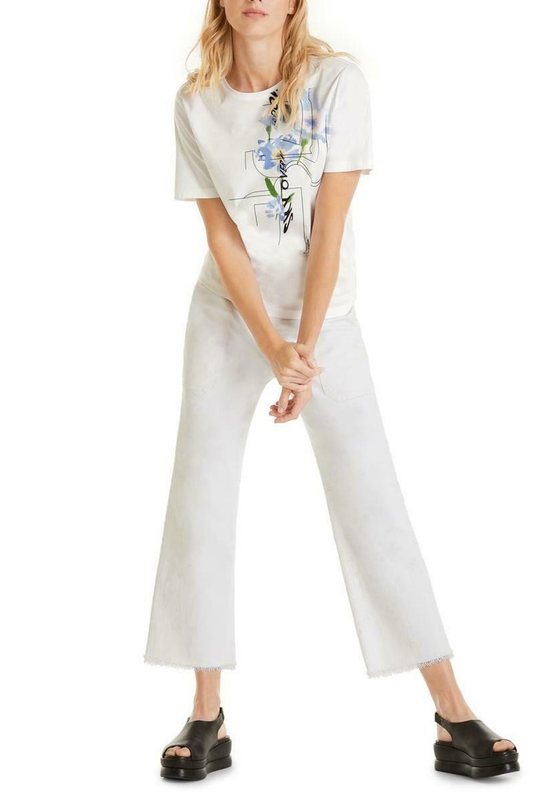 Damen Kleider | Marc Cain T-Shirt print granny smith/weiß - LC36307 Damen Kleider | Marc Cain T-Shirt print granny smith/weiß - LC36307
