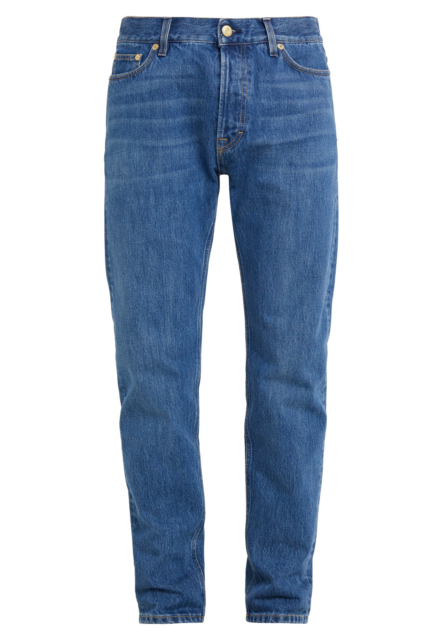 Filippa K BYRON WASHED JEANS Jeans straight leg mid blue Duke TRUCKER Jeansjacka blue stonewashed Zalando.se