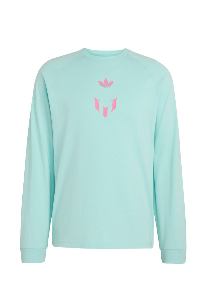 adidas Originals MESSI - Long sleeved top - semi flash aqua/green - Zalando