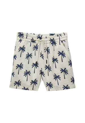IMPRIMÉ EN SEERSUCKER  - Short - ecru