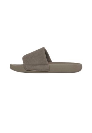 MCM, MCM X WE THE BEST SLIDES IN ULTRASUEDE UNISEX - Badesandale - grey