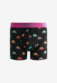 Next 4 PACK - Trunks - black neon dinosaur print