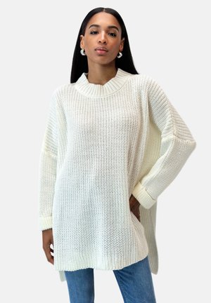 Strickpullover - weiß