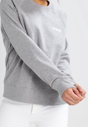 Sweatshirt - mottled light grey