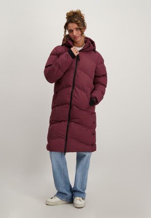JAS HESSYA - Wintermantel - burgundy
