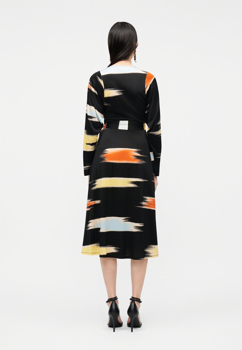 orange and black jersey dress Women's Refried Apparel Orange/Black Cincinnati Bengals Sustainable Hooded Mini Dress