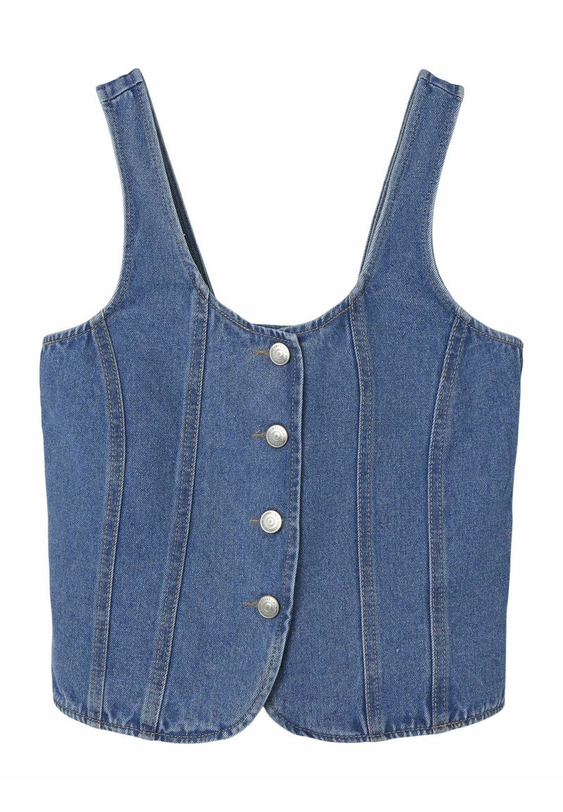 LMTD Bodywarmer blauw denim/bluedenim