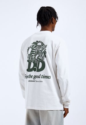 Dr.Denim RENO - Langarmshirt - off white dd daisy