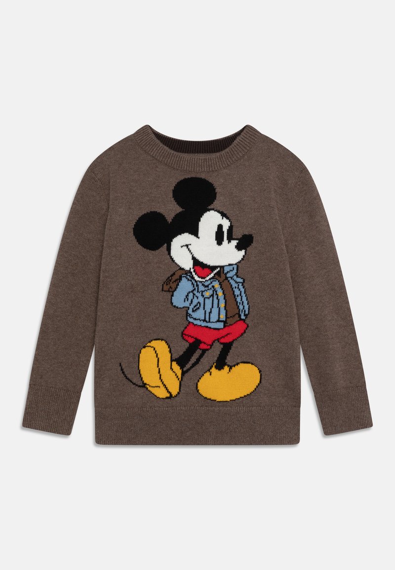 GAP MICKEY CREW TODDLER BOY DISNEY Jumper brown heather/brown