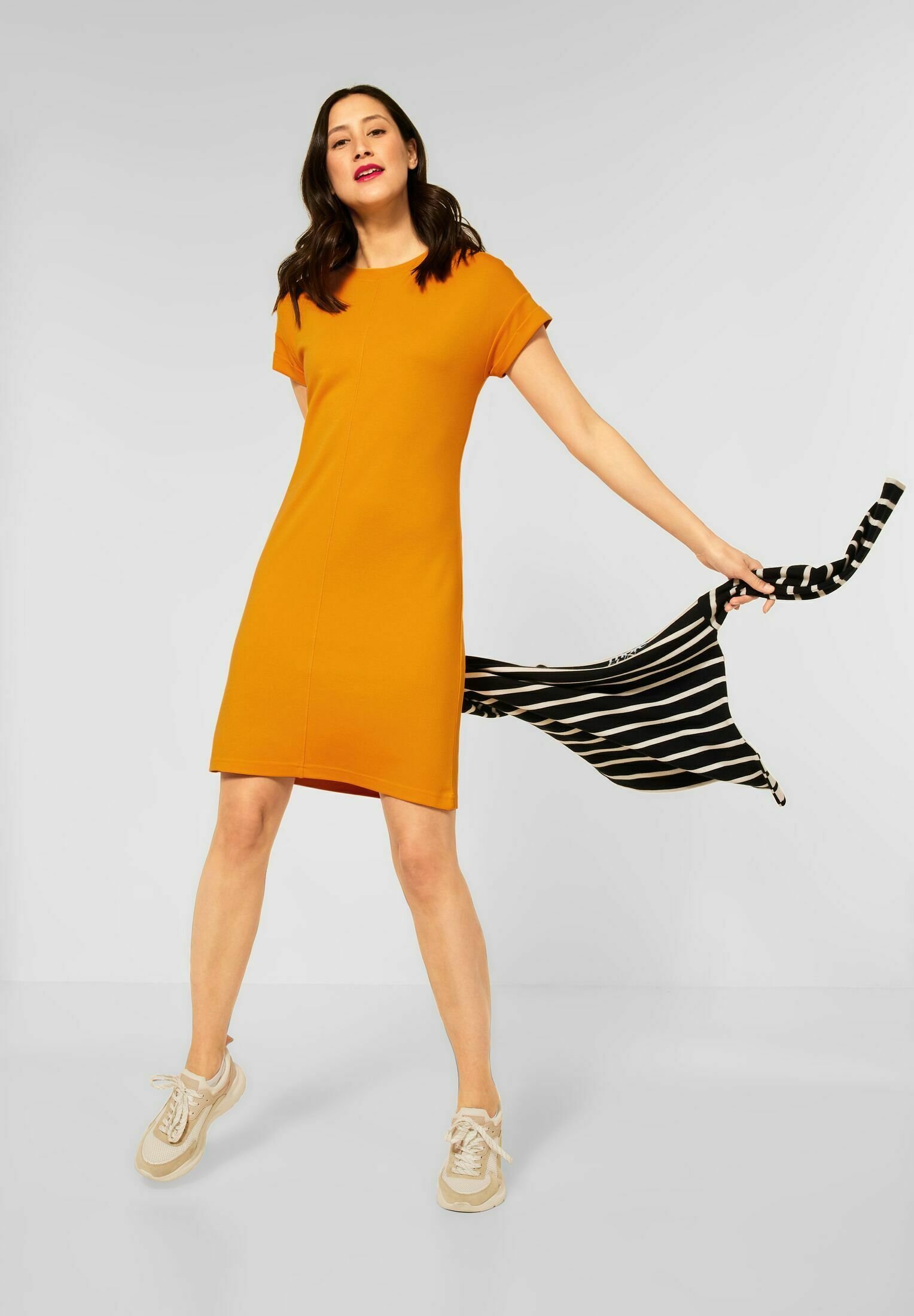 Street One BASIC - Jerseykleid - gelb - Zalando.de