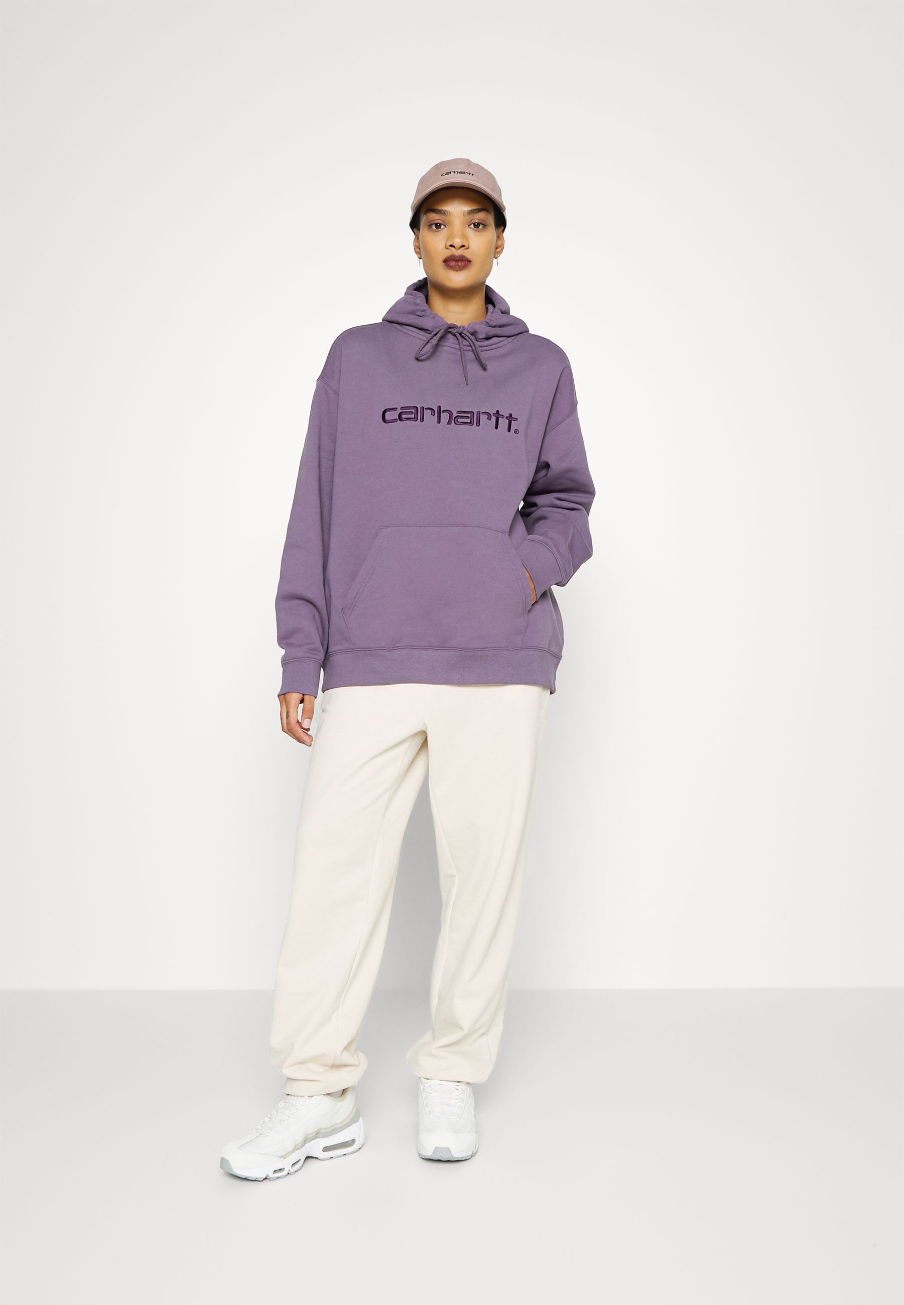 Carhartt WIP HOODED - Jersey con capucha - provence/dark iris/morado -  Zalando.es