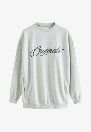 OVERSIZED GRAPHIC  - Športni pulover - grey