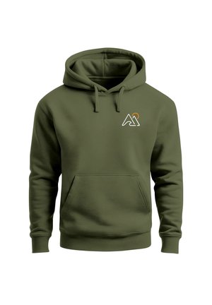MOUNTAIN WAVE SUN BRUST - Hoodie - oliv