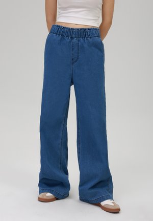 Wide Leg - dark blue wash