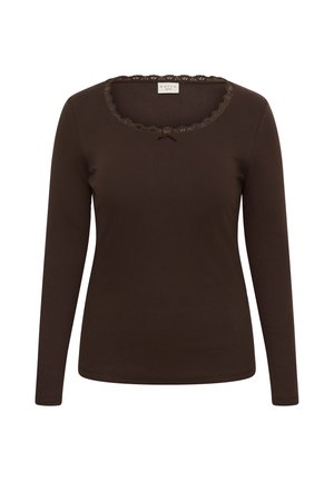 Kaffe Curve, KCBRITT LONG SLEEVE - Camiseta de manga larga - coffee bean