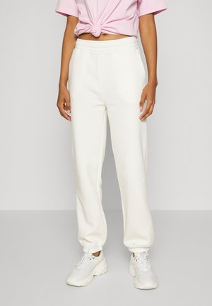 ELASTIC CUFF PANTS - Joggebukse - off-white
