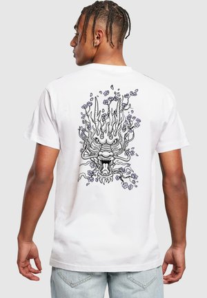 Mister Tee TOKYO DRAGON - Camiseta estampada - white