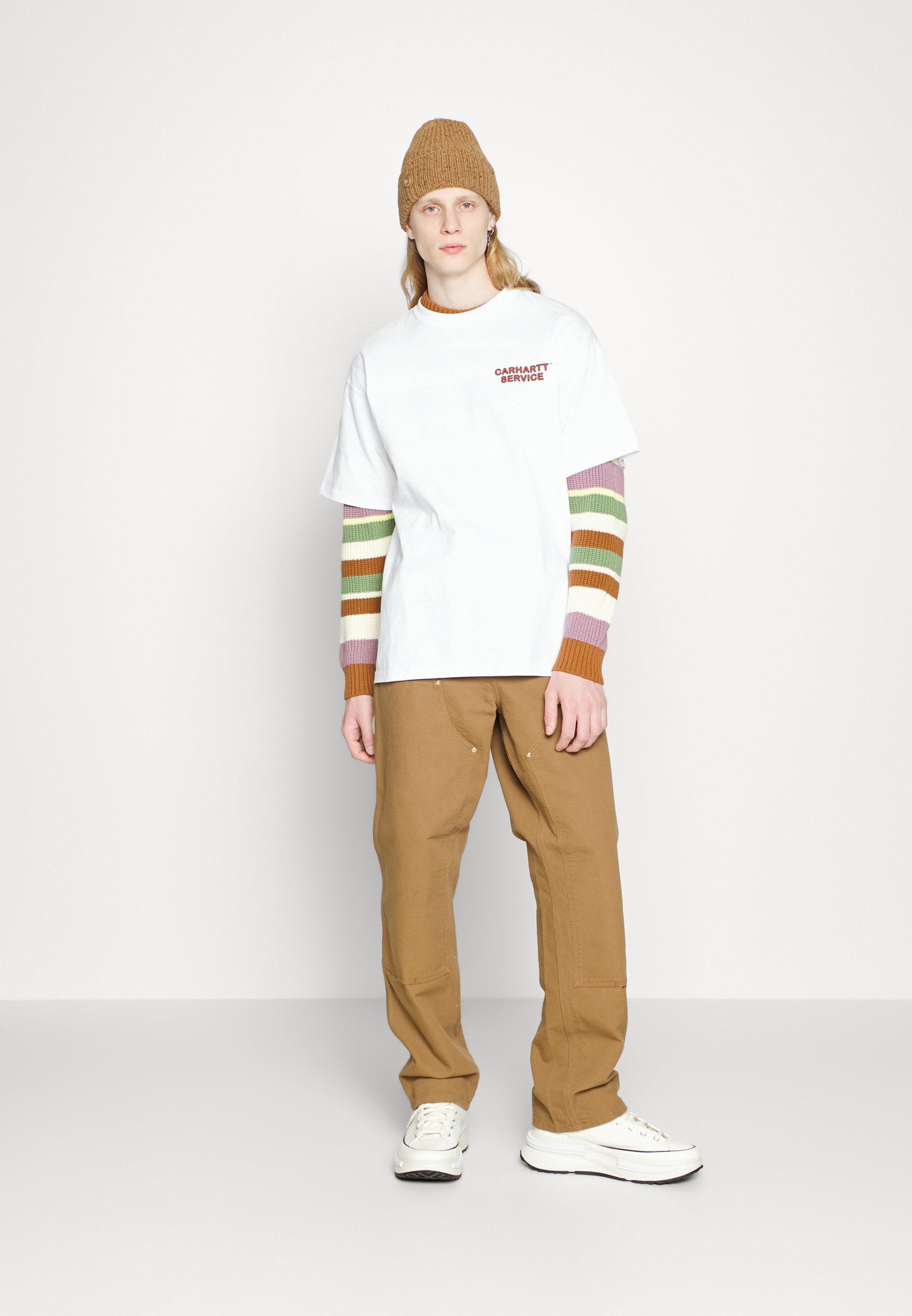 Carhartt WIP CAR REPAIR - Print T-shirt - white - Zalando.co.uk
