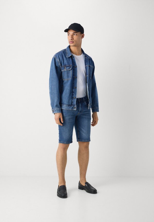 INKADEN - Denim shorts - medium indigo3