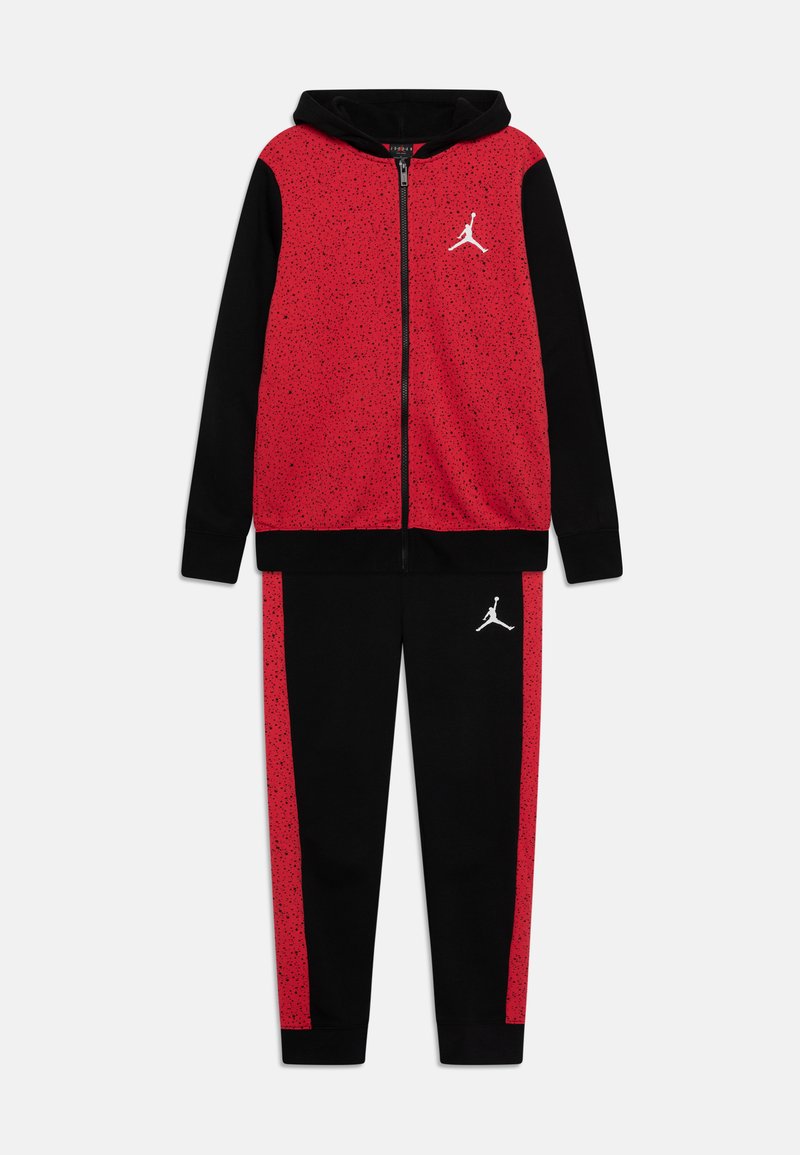 Jordan AIR SPECKLE UNISEX SET Tracksuit black Zalando.ie