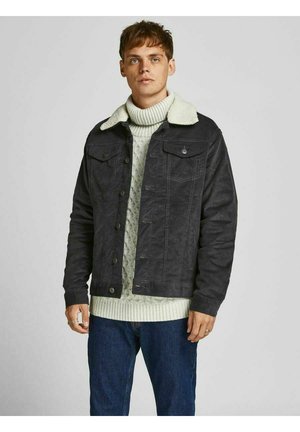 JJIALVIN JJSHERPA CORDUROY AKM SN - Light jacket - asphalt