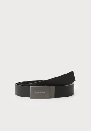 UNISEX PLATE BELT - Cintura - black