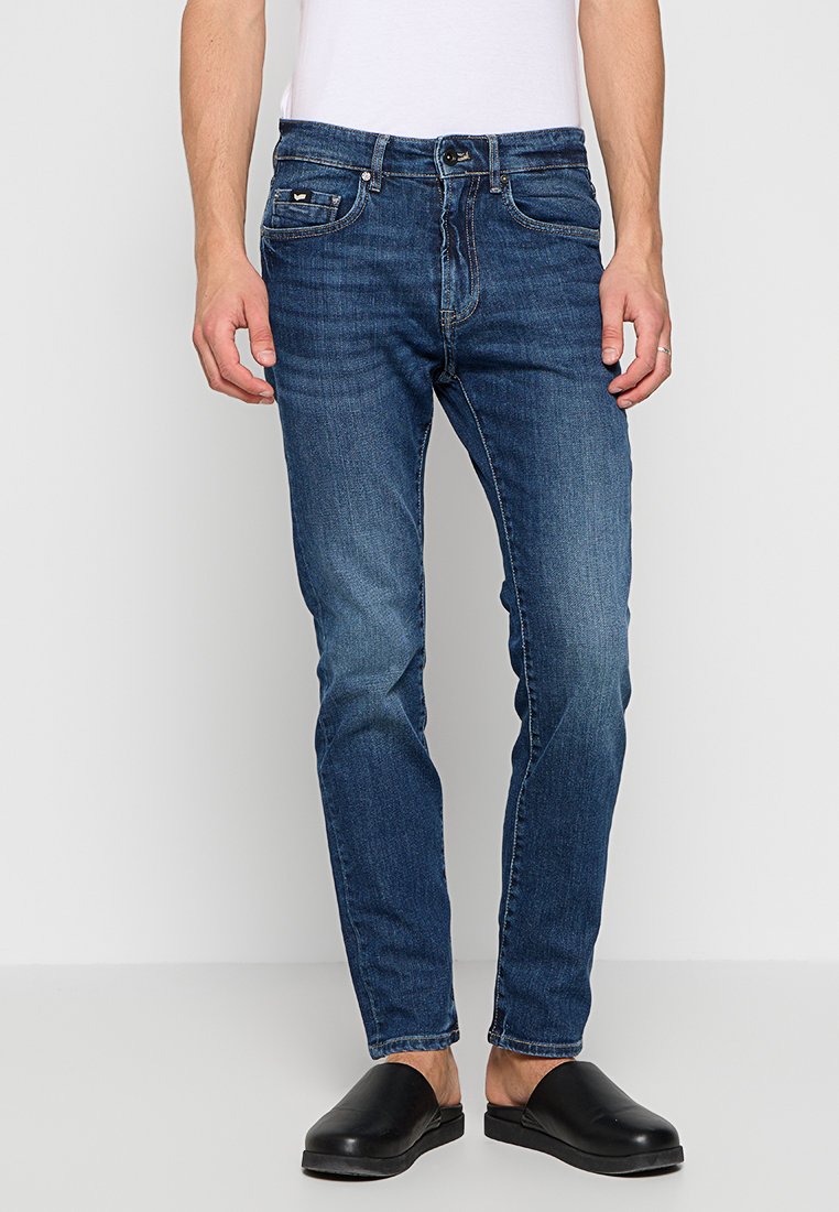 GAS Slim fit jeans blauw