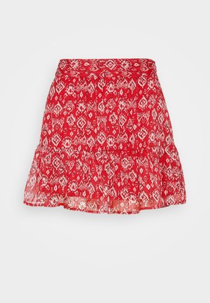 ONLY ONLHARPER SKIRT - Mini skirt - ski patrol/dessert rider