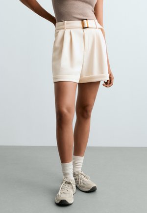 OYSHO, Shorts - pale ecru