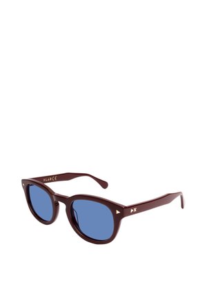 Sunglasses - burgundy light blue