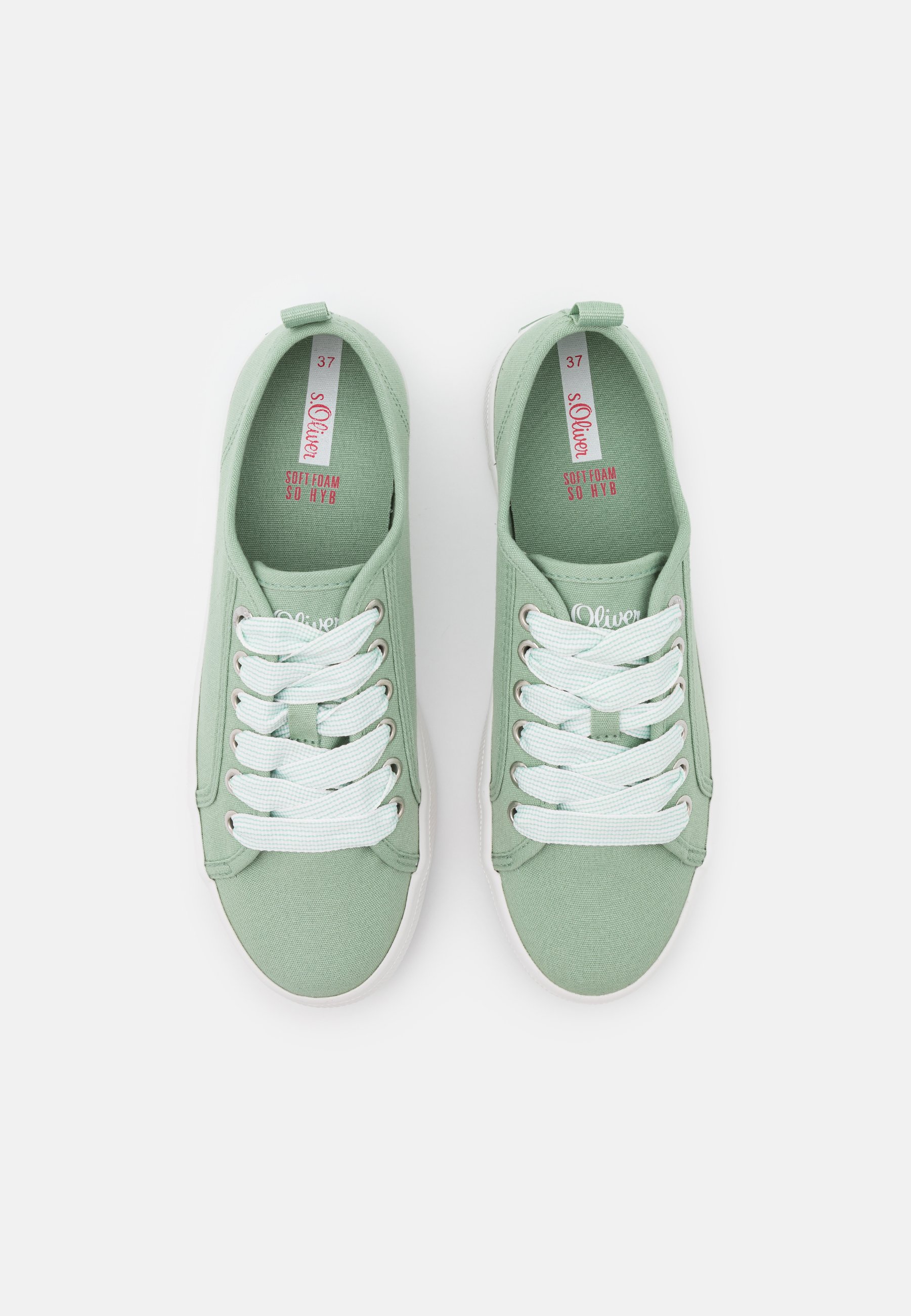pale green trainers