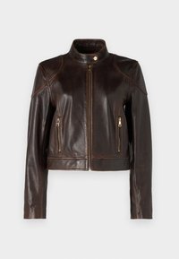 BIKER  - Nahkjakk - dark brown