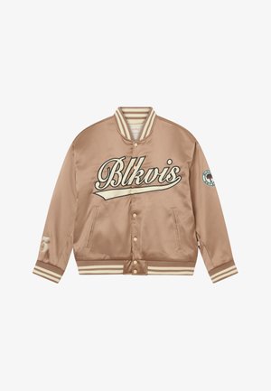 BLKVIS, WASHED VARSITY JACKET - Blouson Bomber - ginger snap