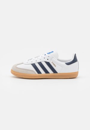 adidas Originals SAMBA UNISEX - Tenisice - footwear white/collegiate navy