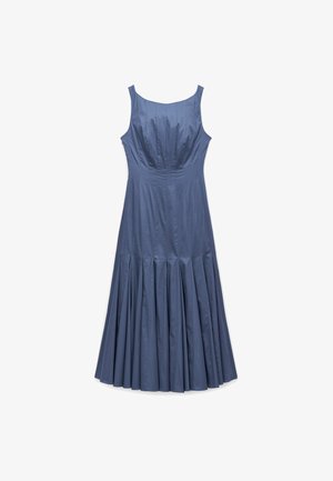 ADOLFO DOMINGUEZ, ADOLFO DOMINGUEZ PLEATED MIDI DRESS PLEATED MIDI DRESS - Day dress - blue