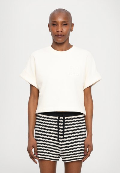 CLOSED CROPPED - T-shirt basique - off-white
