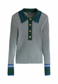 Polo marškinėliai - grey/green