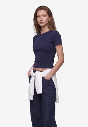 Koton, BASIC T-SHIRT. - T-Shirt basic - dark blue