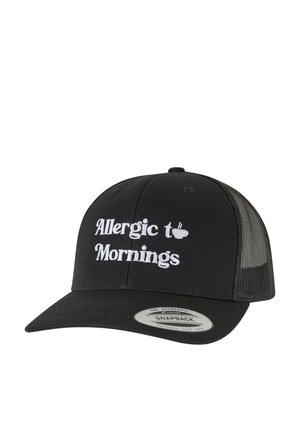 Mister Tee ALLERGIC TO MORNINGS RETRO TRUCKER - Nokkmüts - black