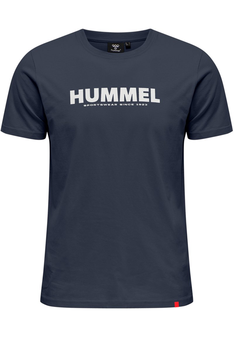 Hummel T-shirt print donkerblauw